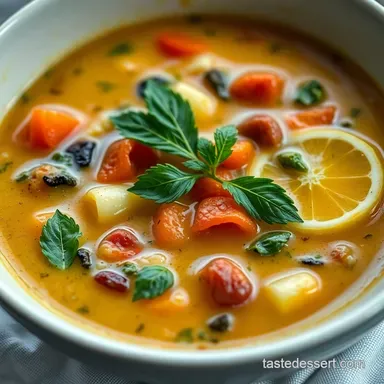 Italian Wedding Soup A Zesty Lemon Herb Twist Recipe Card