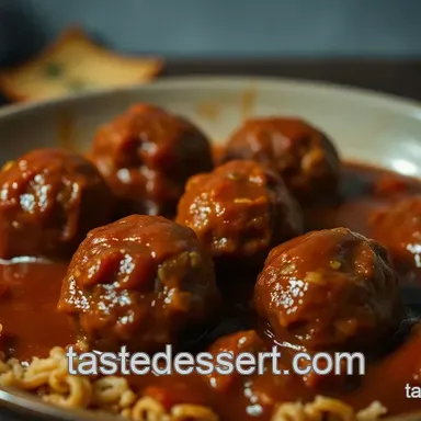 Ultimate Comfort: Juicy Meatballs with Rich Gravy
