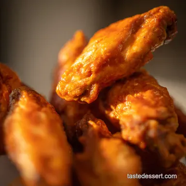 Kickin Hot Wings Recipe Making Hot Wings at Home Recipe Card