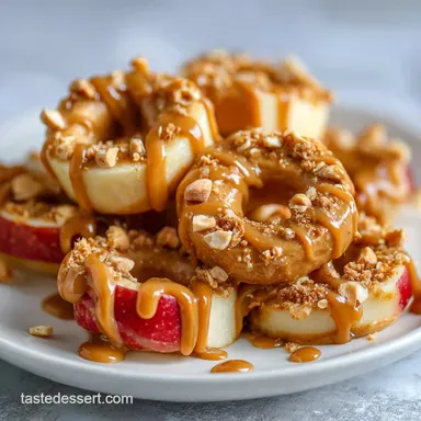 Kid Favorite After School Snack with Peanut Butter and Apples in 10 Minutes Recipe Card