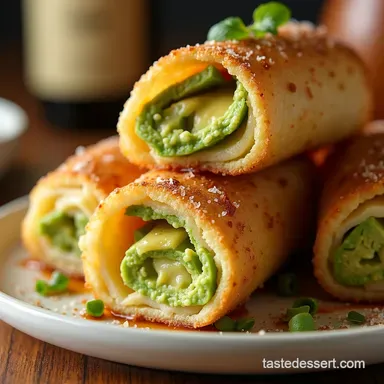 Cheesecake Factory Avocado Egg Rolls My Easy Copycat Recipe Card