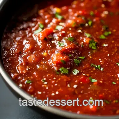 Knockout Homemade Red Enchilada Sauce presentation