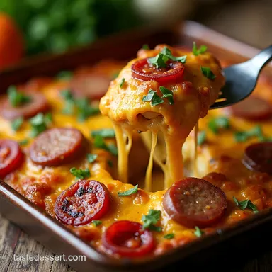 OnePan Sausage Veg Bake The Ultimate Lazy Dinner Hero Recipe Card