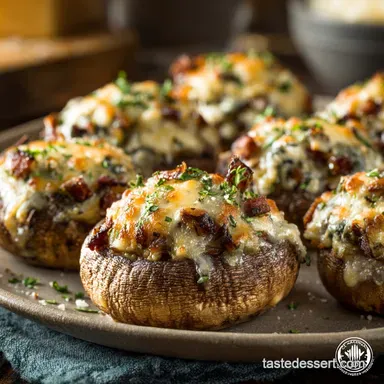 Lazy Stuffed Mushrooms: The Easiest Cheesy, Garlic Appetizer