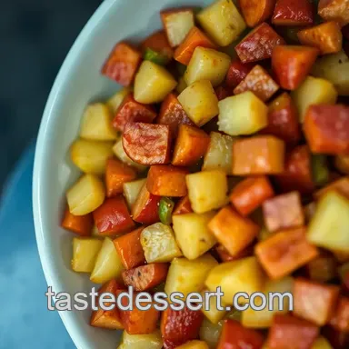Leftover Hot Dog Hash: A Savory Morning Delight presentation