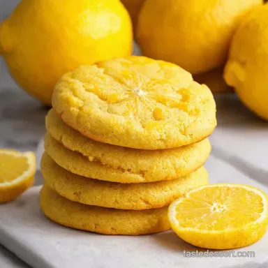 Lemon Burst Cookies Sunshine in Every Bite Recipe Card