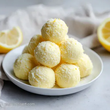 Lemon Cheesecake Truffles: 24 Servings