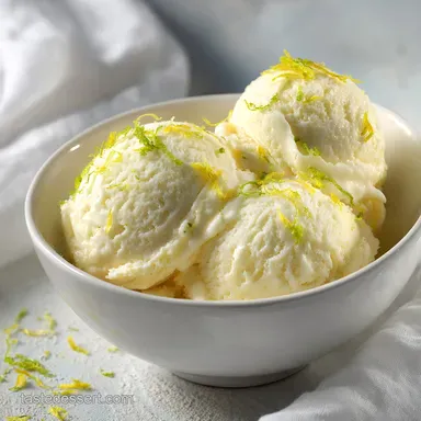Lemon Curd Ice Cream: Silky and Creamy Recipe Card