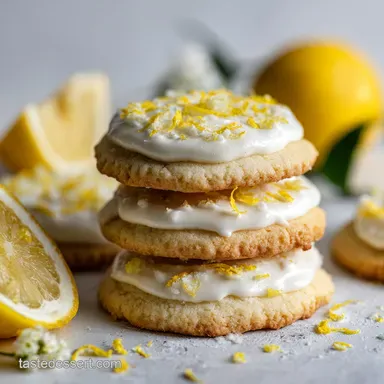 Lemon Sugar Cookies: Crispy Baked with Glaze Recipe Card