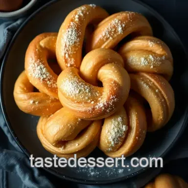 Light & Airy French Crullers presentation