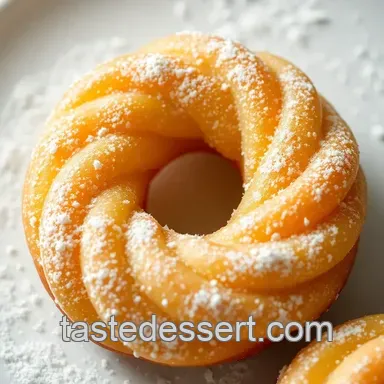 Light and Airy French Crullers presentation