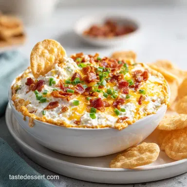 Loaded Ranch Dip with Cheddar in 10 Minutes