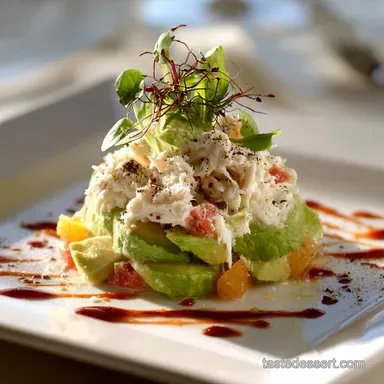 Avocado and Lump Crab Salad: Elegant, Low-Carb Recipe Recipe Card