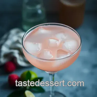 Lychee Fruit Martini: A Tropical Sip of Paradise presentation