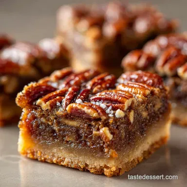 Thanksgiving Desserts: Ultimate Make-Ahead Pecan Pie Bars Recipe Card