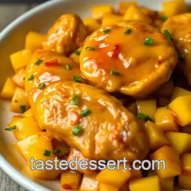Delicious Mango Habanero Glazed Chicken: A Tropical Delight! Recipe Card