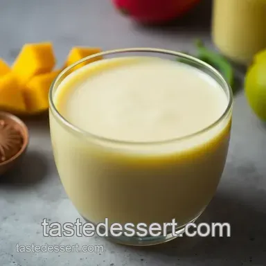 Easy & Refreshing Indian Drinks: Creamy Mango Lassi Recipe Recipe Card