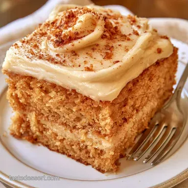 Maple Frosted Spice Cake in 45 Minutes Recipe Card