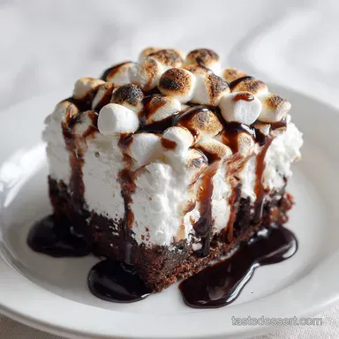 Marshmallow Chocolate Poke Cake Recipe Ready in 45 Minutes Recipe Card
