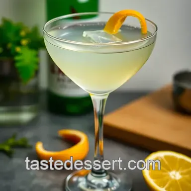 Martini with a Twist: A Refreshing Spin on a Classic Cocktail presentation