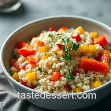 Mediterranean Israeli Couscous Salad - Sunshine in a Bowl!