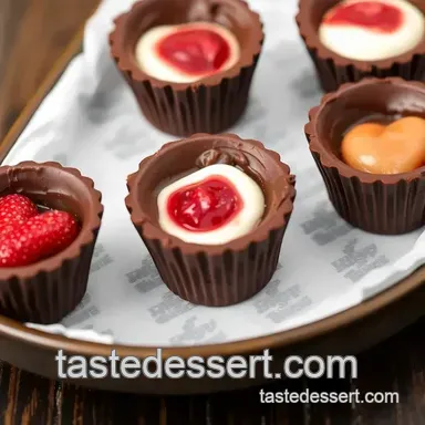 How to Make Melt Chocolate Cups with Sweet Fillings: 5 Delicious Ways Recipe Card