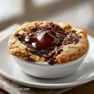 Microwave Chocolate Chip Cookie in 5 Min Recipe Card
