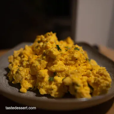 Microwave Scrambled Eggs Ready in 2 Minutes Recipe Card