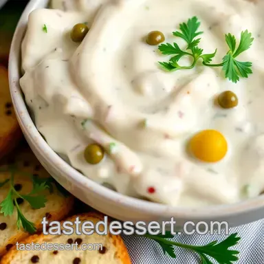 Zesty Homemade Tartare Sauce in Just 10 Minutes! presentation