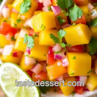 How to Mix Fresh Mango Salsa in 10 Minutes: A Delightful Recipe! Recipe Card