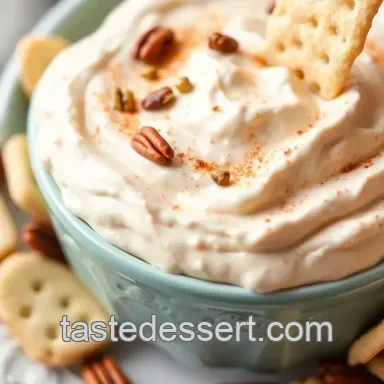 Sweet Pecan Bliss Dip presentation