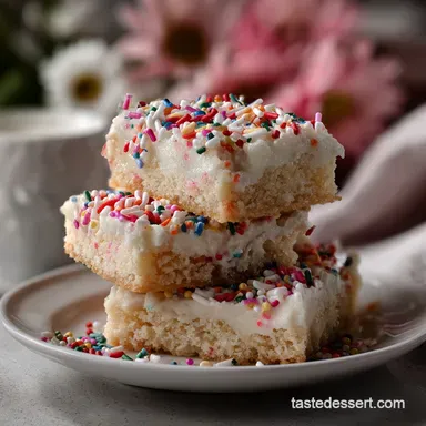 MM Sugar Cookie Bars: Ultra-Thick, Fudgy Blondie Bite Recipe Card