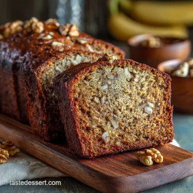 Banana Nut Bread: The Easy, Super-Moist Recipe with Toasted Walnuts
