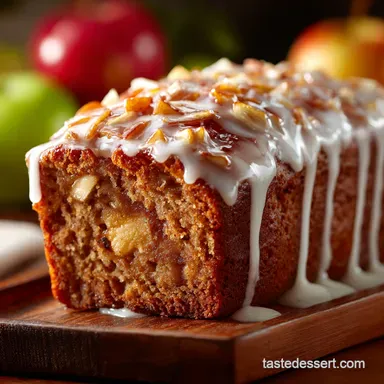 The Ultimate Moist Glazed Apple Bread Recipe for Afternoon Tea Recipe Card