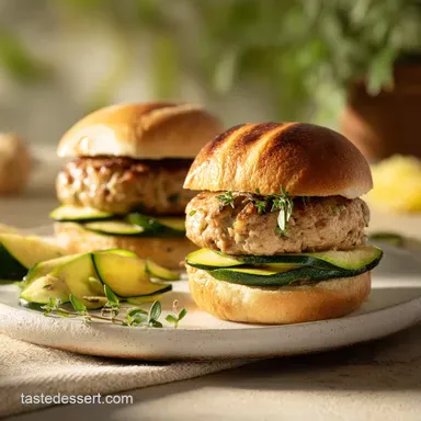 Turkey Burgers with Zucchini: The No-Dry Recipe Recipe Card