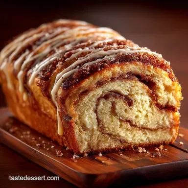 The Ultimate Fluffy Cinnamon Bread Swirl Loaf Recipe Card