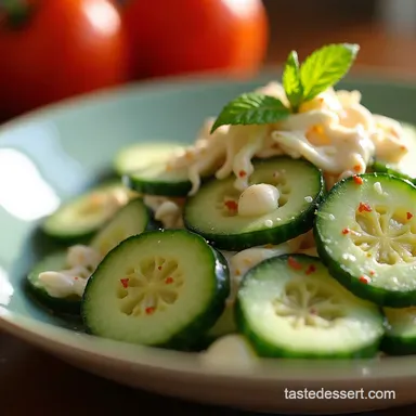 Creamy Cucumber Salad with Sour Nans Refreshing Recipe Recipe Card