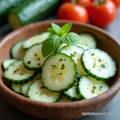 Creamy Cucumber Salad with Sour Nans Refreshing Recipe