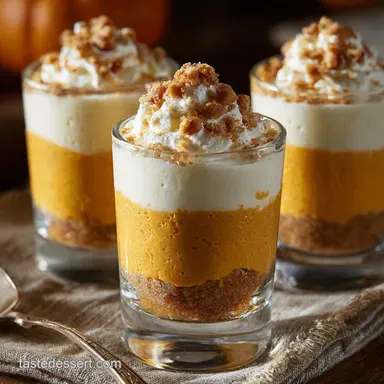 Pumpkin Cheesecake Shooters Ultra-Creamy No-Bake Dessert Shots