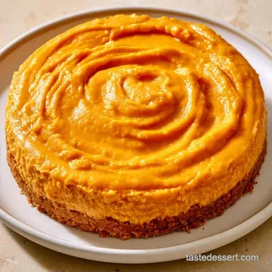NoBake Pumpkin Mousse Cheesecake for 8