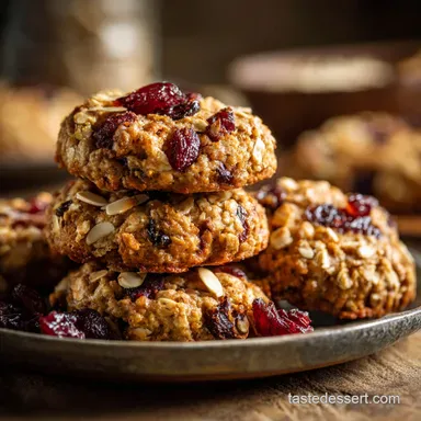 Oatmeal Breakfast Cookies: Healthy, Easy Meal Prep Recipe Recipe Card