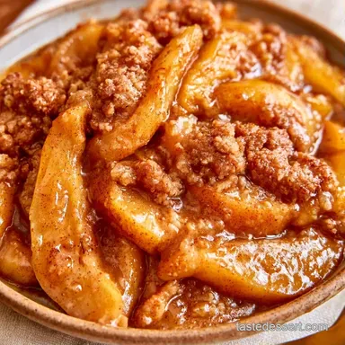 Pear Crisp in 55 Minutes Recipe Card