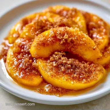 Peach Betty for 8 Servings Recipe Card