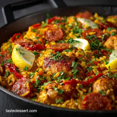 Spanish Chicken and Rice: Authentic One-Pot Recipe with Chorizo and Saffron