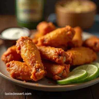 The Best OvenBaked Crispy Buffalo Wings Recipe No Fry Recipe Card