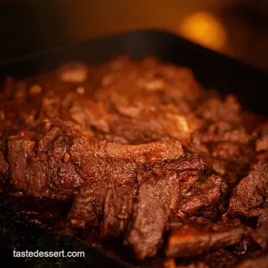 Beef Barbacoa Roasted Low and My Easy Oven Recipe Recipe Card