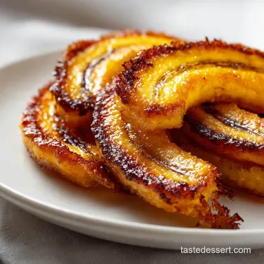 Pan Fried Plantains: Crispy Baked in 20 Minutes Recipe Card