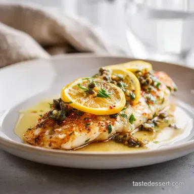 Orange Roughy: Pan-Seared with Zesty Lemon-Caper Butter