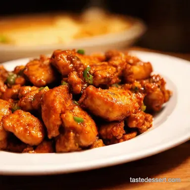 Panda Express Black Pepper Chicken Takeout at Home Recipe Card