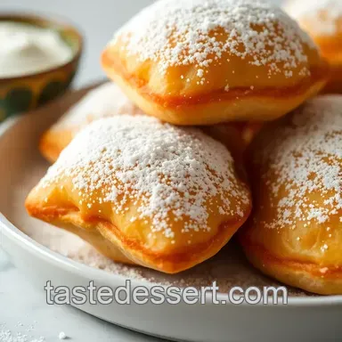 Parisian Pillows: Classic French Beignets presentation